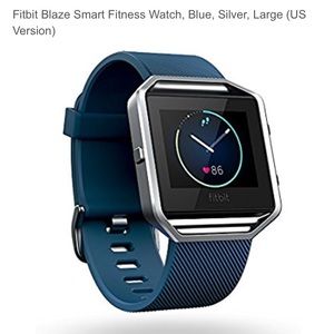 Blue Fitbit Blaze - never used